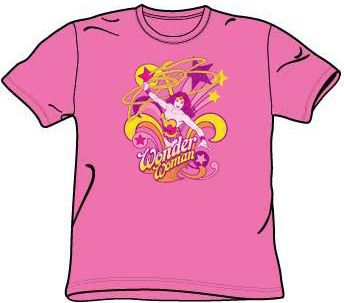 Wonder Woman T-shirt - DC Comics Save Me Adult Hot Pink Tee