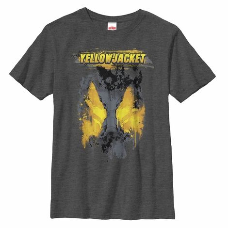 Ant-Man Yellowjacket Helmet Splatter Youth T-Shirt