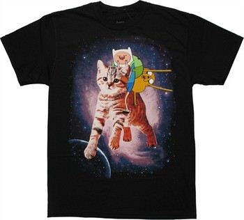 Adventure Time Cat Ride T-Shirt