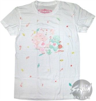 Care Bears Sweets White Baby Doll Tee