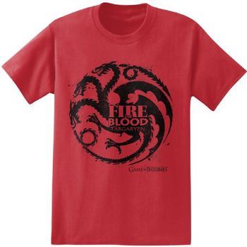 Game of Thrones Targaryen Fire & Blood T Shirt Sommer kurzarm Shirt