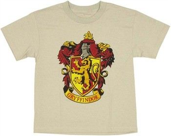 S-XXL für Haus Oder Gym Harry Potter Gryffindor Crest Women's Fitted T-Shirt Geburtstagsgeschenkidee für Männer Zauberwelt Hogwarts Rundhalsausschnitt Graphic Tee Official Merchandise