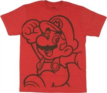 Its A Me T-Shirt Manches Courtes Noir S Super Mario Luigi