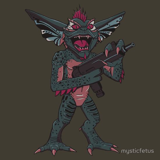 Gremlins Mohawk  by mysticfetus T-Shirt