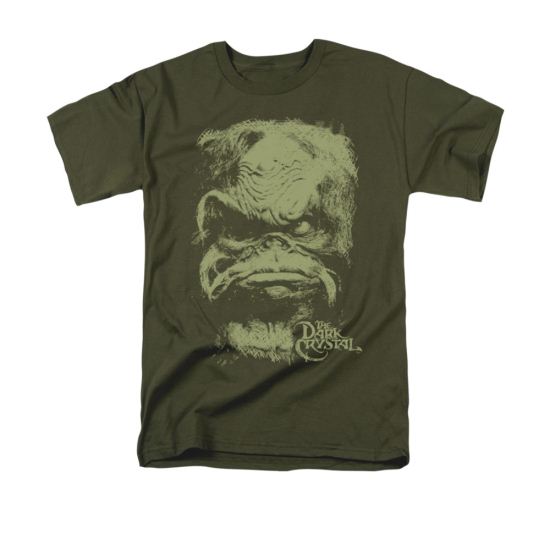 The Dark Crystal Shirt Aughra Adult Military Green Tee T-Shirt