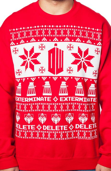 Doctor Who Dalek Christmas Sweatshirt