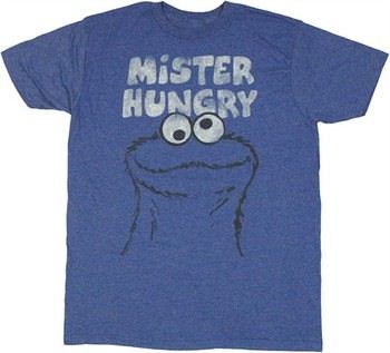 Sesame Street Cookie Monster Mister Hungry T-Shirt Sheer