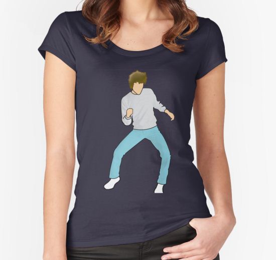 ‘The Warehouse Dance ’ Women's Fitted Scoop T-Shirt by PMaker Designs T-Shirt