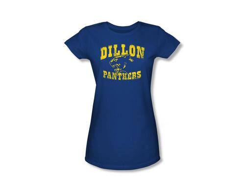 Friday Night Lights Dillon Panthers Distressed Royal Blue Juniors T-shirt