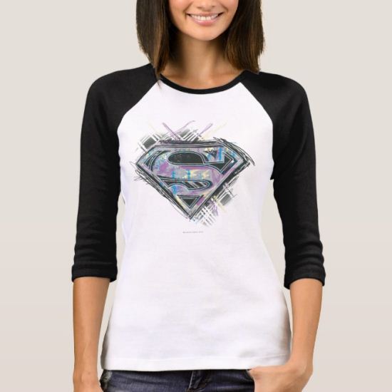 Supergirl Scribbles Logo T-Shirt