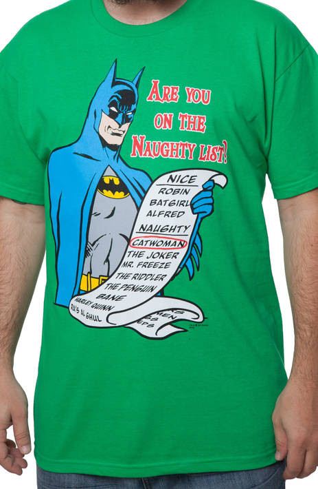 Naughty List Batman T-Shirt