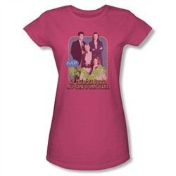 Melrose Place Shirt Juniors Innocent Hot Pink T-Shirt