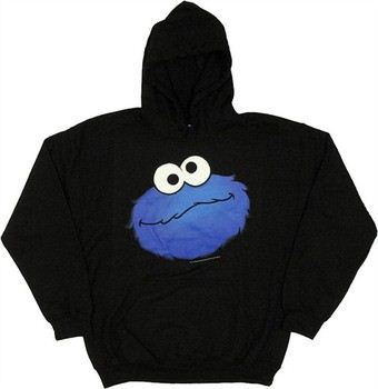 Sesame Street Cookie Monster Full Head Pullover Hooded Sweatshirt