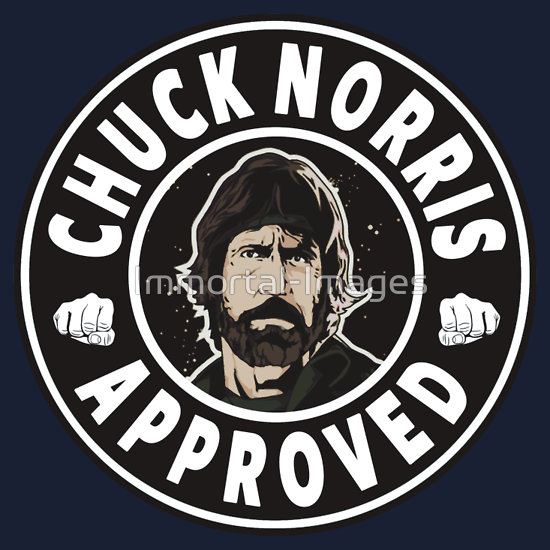 Chuck Norris Approved by Immortal-Images T-Shirt