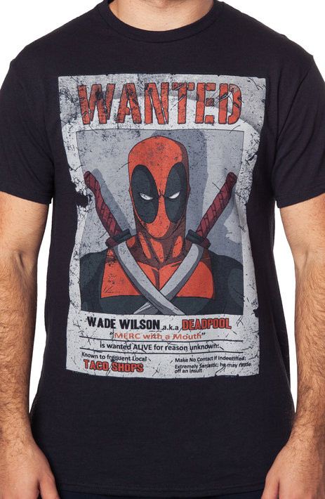 Wanted Deadpool T-Shirt