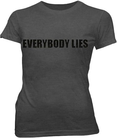 Everybody Lies serie tv telefilm Dottor Dr House inspired Tutti mentono T-shirt donna House