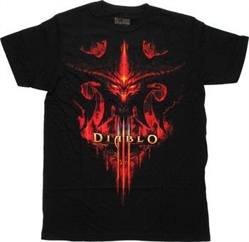 Diablo 3 Burning Face T-Shirt