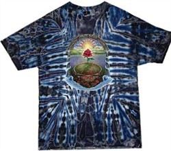 Grateful Dead T-shirt Tie Dye Rose Garden Tee Shirt