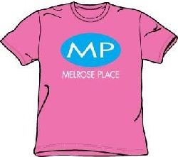 Melrose Place Shirt MP Logo Hot Pink T-Shirt
