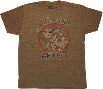 Mighty Mouse Pick Up Artist T-Shirt Sheer