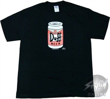 Simpsons Duff Beer Can T-Shirt