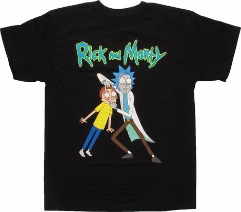 Rick and Morty Look Holding Eyes T-Shirt