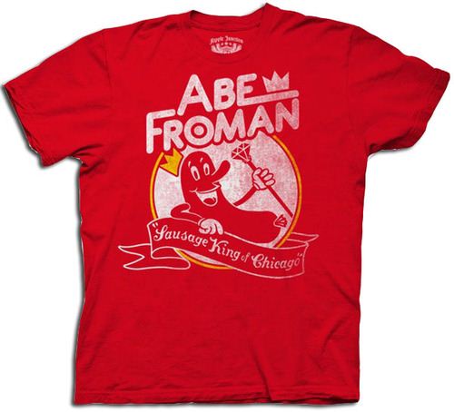 Ferris Bueller's Day Off Abe Froman Sausage King Red Adult T-shirt