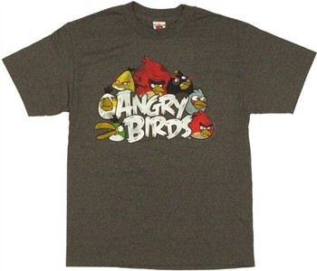 Angry Birds Group Logo T-Shirt