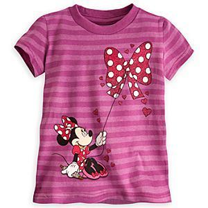Minnie Mouse Striped Tee for Girls