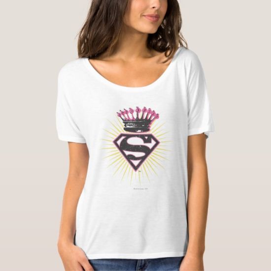 Supergirl Logo with Crown T-Shirt