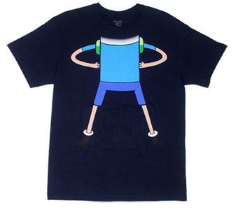 Finn Body And Face - Adventure Time Reversible T-shirt