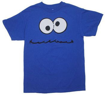 Cookie Monster Face - Sesame Street T-shirt