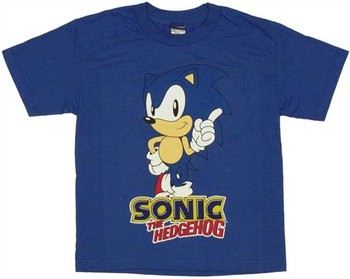 Sonic the Hedgehog Stance Logo Youth T-Shirt