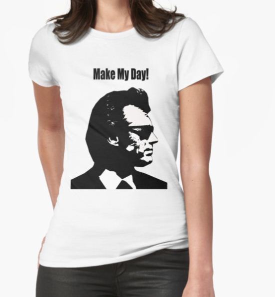 Clint Eastwood Dirty Harry Make My Day T-Shirt by bassdmk T-Shirt