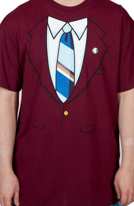 Ron Burgundy Jacket Anchorman Costume T-Shirt