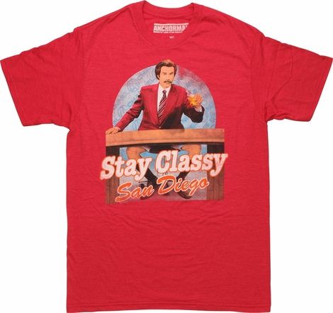 Anchorman No Pants Classy T-Shirt