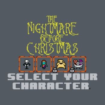 THE NIGHTMARE BEFORE CHRISTMAS SELECT SCREEN