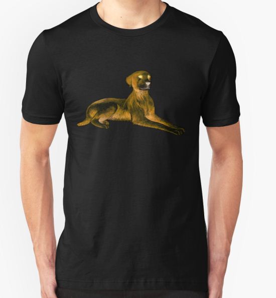 ‘Goosebumps Dog Halloween Painting’ T-Shirt by Anila Tac T-Shirt