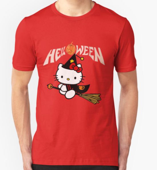 Kitty_Helloween T-Shirt by elisabker T-Shirt