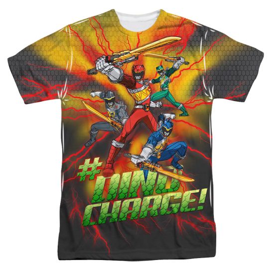 Power Rangers Shirt Hashtag Sublimation Shirt