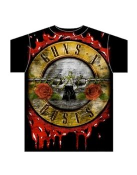 Guns N Roses Jumbo Bloody Bullet Men's T-Shirt