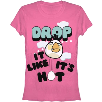 Drop It Like It's Hot Angry Birds Womens T-Shirt 