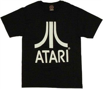 Atari Logo Black T Shirt