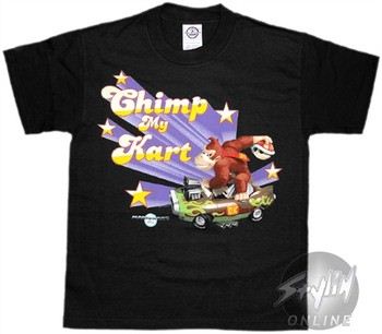 Nintendo Donkey Kong Chimp My Kart Youth T-Shirt