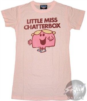 Little Miss Chatterbox Pink Baby Doll Tee by JUNK FOOD