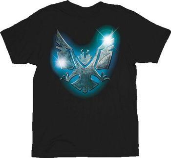Stargate Atlantis SGA Eagle Icon Black Adult T-shirt