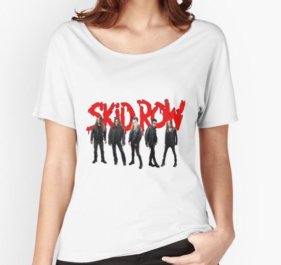 tour date Skid Row time 2016 cl2 Women's Relaxed Fit T-Shirt by chiila T-Shirt
