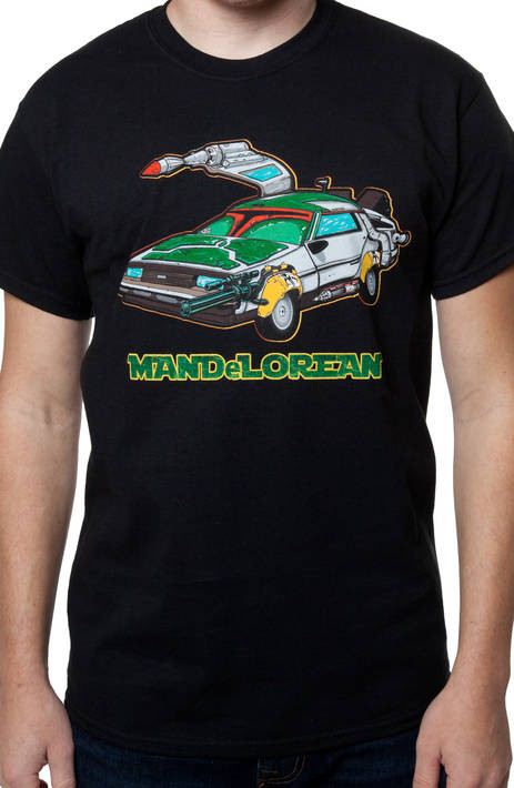 Black ManDeLorean T-Shirt