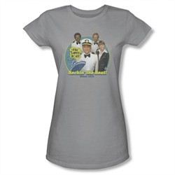 The Love Boat Shirt Rocking The Boat Juniors Silver T-Shirt