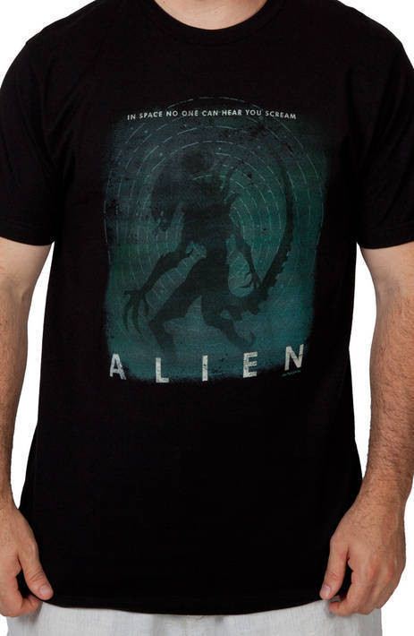 No One Can Hear You Scream Alien Shirt